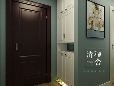 美式玄關鞋柜效果圖