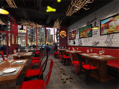 辣家私廚餐廳設(shè)計