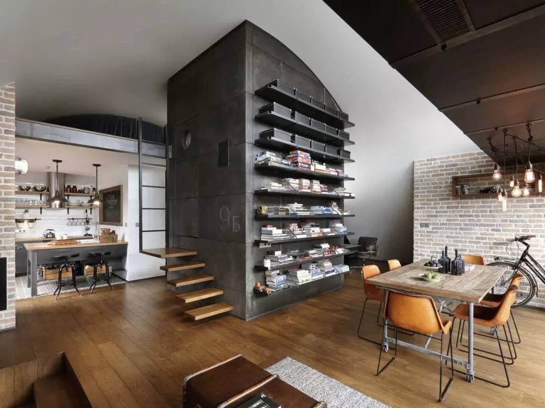 復(fù)古工業(yè)風(fēng)！Loft 9b，一所在鋼筋水泥里也不失溫柔的閣樓公寓！